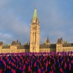Parliament Buildings and Missing Baby Flags